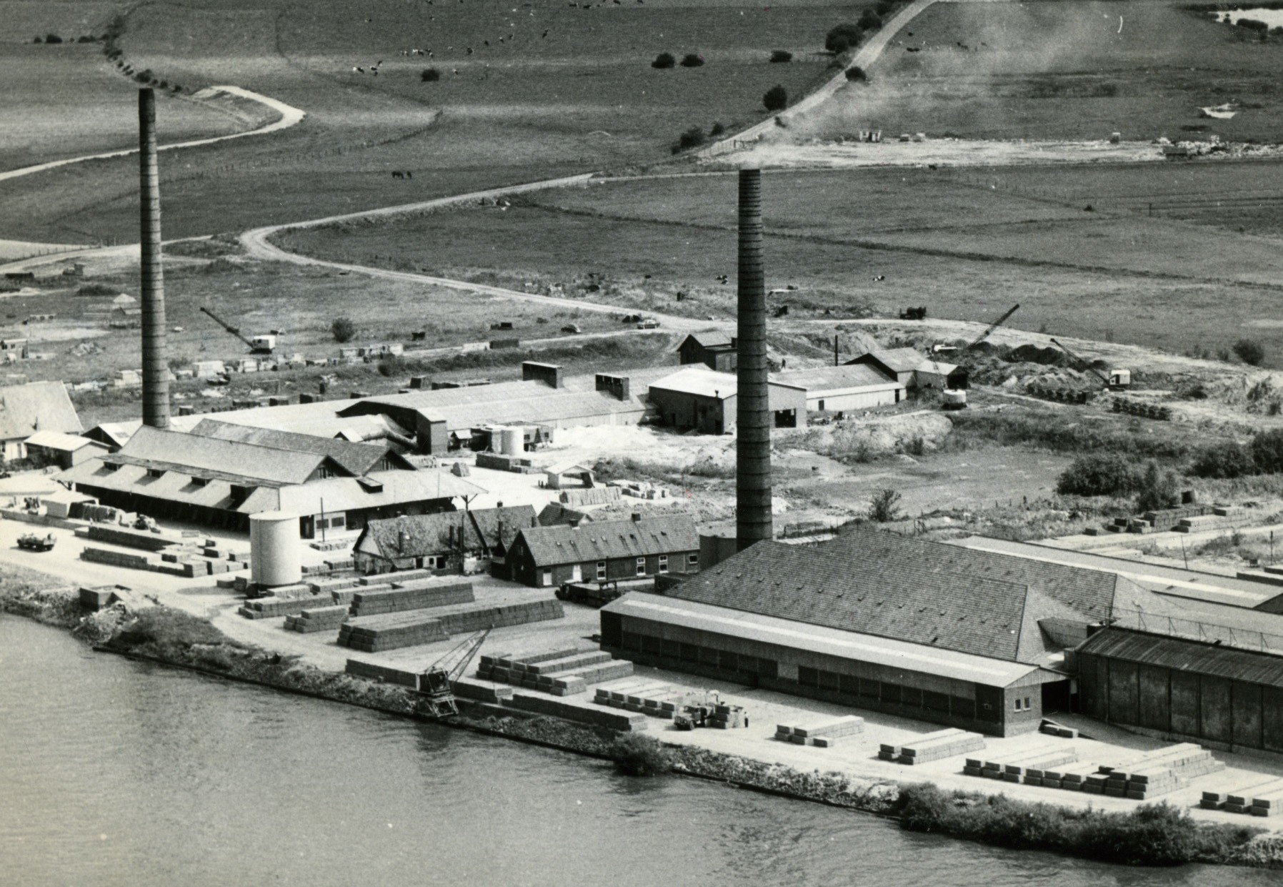 De steenfabriek Meijnerswijk in de jaren 60. Gelders Archief, 1583-8117 Fotocollectie voormalig gemeentearchief Arnhem 2CC-BY-NC-ND-4.0 licentie.